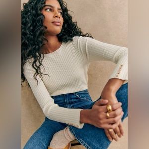 EUC Dita Sweater Jumper XS Sezane Cream